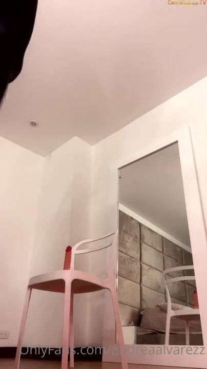 Andrea Alvarez Naughty Beauty Passionately Riding a Dildo  Onlyfans Video